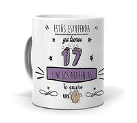 mundohuevo Taza Estás estupenda ya Tienes 17 años y no los aparentas. Cerámica AAA - 350 ml.