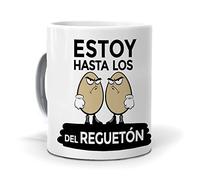 mundohuevo Taza Estoy hasta los Huevos del reguetón