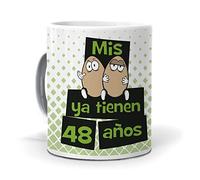 mundohuevo Taza Mis Huevos ya Tienen 48 años. Cerámica AAA - 350 ml.