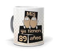 mundohuevo Taza Mis Huevos ya Tienen 89 años. Cerámica AAA - 350 ml.