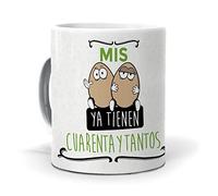 mundohuevo Taza Mis Huevos ya Tienen Cuarenta y tantos