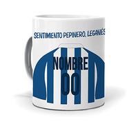 mundohuevo Taza Personalizada con Texto: Sentimiento pepinero. Regalo Original. Camiseta Personalizada Leganés. Haz, Regala Alegría.