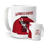 mundohuevo Taza Personalizada Rayo | Tazas de Desayuno Fútbol | Regalo Original para Verdaderos Bukaneros| Cosas de Fútbol para Niños | Regalos Camisetas Futbolistas Mundial (Rayo)
