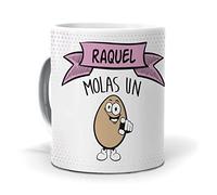 mundohuevo Taza Raquel molas un Huevo. Cerámica AAA - 350 ml.
