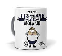 mundohuevo Taza Regalo Original Futbol. Ser del Tottenham Mola un Huevo. Ceramica AAA - 350 ml.