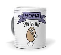 mundohuevo Taza Sofia molas un Huevo. Cerámica AAA - 350 ml.