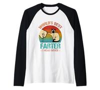 Mundos Vintage Mejor Farter I Mean Father Best Cat Dad Ever Camiseta Manga Raglan