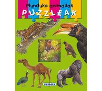 Munduko animaliak puzzleak (Nire lehen puzzle liburua)