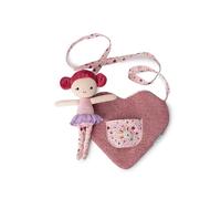 Muñeca Aline con Bolsa en Forma de Corazon (83574)
