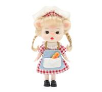 Muñeca anime BJD - Lindo juguete modelo de resina, minifigura decorativa para el coche y el hogar, juguete de arte hecho a mano con eslabones móviles | Para niños, adultos, coleccionistas y fans del