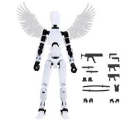 Muñeca articulada móvil: figura impresa en 3D de 13 articulaciones, juguete robot de actividad corporal, figura de acción multiarticular, decoración de escritorio | Ideal para bricolaje, del es