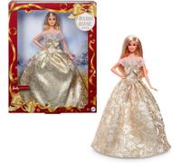 Muñeca Barbie Signature Holiday 2025 rubia con vestido plata y oro