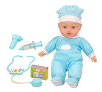 Muñeca bebé 42 cm con sonidos y accesorios Colorbaby's