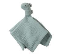 Muñeca calmante multiusos de algodón suave con diseño de animal para vínculo emocional de seguridad, pañuelo babeante, toalla reconfortante
