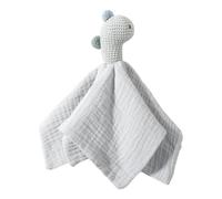 Muñeca calmante multiusos para bebé, diseño de animales de algodón suave para vínculo emocional, pañuelo babeante, manta de edredón para bebé
