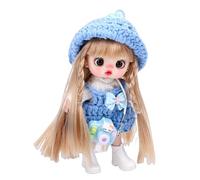 Muñeca Colgante para Teléfono Encantadora Articulación Hecha a Mano Muñeca Móvil para Encanto de Teléfono y Decoración del Hogar 15 Cm Plástico de Algodón