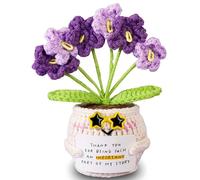 Muñeca con Mensaje Positivo Juguete de Punto Positivo Flor No Me Olvides Positivo Peluche Regalos Originales para Mujer Regalos Originales para Profesores Personalizados Peluche Decoracion Hogar