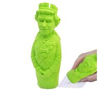 Muñeca conmemorativa de la reina Isabel II: muñeca coleccionable real, estatuilla decorativa, accesorio de mini borrador de lápiz, recuerdo histórico | Adecuado para regalos educativos, decoración de