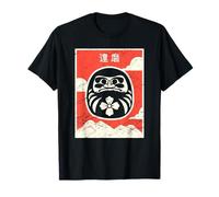 Muñeca Daruma retro / Japón envejecido y budismo zen Daruma Camiseta
