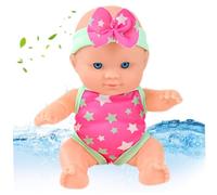 Muñeca de agua Muñeca nadadora impermeable Baño flotante Bebé con articulaciones móviles Trajes de baño extraíbles Natación para niños Bañera Piscina Hora del Estilo de juego 1 Favor de fiesta