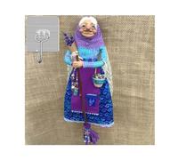 Muñeca de Bruja de Cocina, muñeca de la Buena Suerte Hecha a Mano, decoración de Bruja de 7 Pulgadas Que estimula la Creatividad, compañera de Cocina Malvada, for mamá o una Amiga Que ama