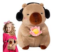 Muñeca de Capibara - Simpático Animal de, Suave de, diseño de Loto de 25 cm, decoración para Dormitorio de colección | Confort fiable y mimoso para Soggior
