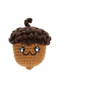 Muñeca de crochet de Acorn, divertidos muñecos de ganchillo, juguete de punto para villancicos, cumpleaños, vacaciones