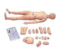 Muñeca de cuidado de enfermería de tamaño real para entrenamiento médico, maniquí de cuerpo completo con 15 módulos de heridas para cuidado del paciente y educación de enfermería