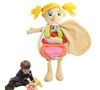 Muñeca de de anatomía, juego de aprendizaje de órganos 3D, modelo práctico de cuerpo humano, divertido juguete educativo científico, ayuda de enseñanza táctil suave que estimula el