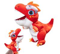 Muñeca de dinosaurio - Muñeca de dinosaurio de peluche, marioneta de dedo para niños | Juego interactivo creativo, narración de historias, diversión de padres e hijos | Peluche suave para el hogar