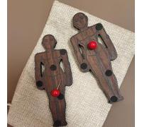 Muñeca de empatía (nogal) trucos mágicos empatía psicológica y respuesta sincronizada vudú de madera primer plano ilusiones mentalismo accesorios trucos