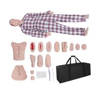 Muñeca de entrenamiento de enfermería, tamaño real, 170 cm, modelo de demostración médica de PVC para educación del cuidado del paciente