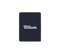 Muñequera de tenis wilson wide terry wristbands classic azul mari Talla única
