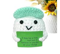 Muñeca de Ganchillo, Muñeca Tejedora para Pelotas de Golf, Adorno Decorativo Pequeño para Escritorio, Sala, Dormitorio, Regalo para Navidad y Cumpleaños