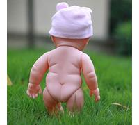 Muñeca de Juguete de Vinilo Suave, Muñeca Realista de 30cm para Niños, Niñas, Propósito de Educación Temprana (Pink #03)