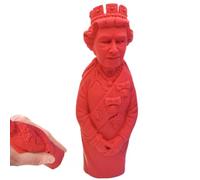 Muñeca De La Reina Isabel: Recuerdo Conmemorativo, De Borrador De Lápiz Con Diseño Real | Regalo Único De Regreso A La Escuela Para Uso De Decoración Coleccionable De Recuerdo De Premios En El