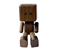 Muñeca de madera | Casa de muñecas de madera de 2.36 pulgadas | Muñecas de diseño de pies agitadores de madera, perfecto para coche, decoración de escritorio, accesorios para el hogar, gran regalo