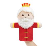 Muñeca de mano de peluche - Muñeca de cuento de hadas, muñecos de mano para niños, imitación de conejo de peluche + algodón, 11,81 pulgadas de alto, muñeca linda para contar historias, educación