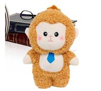 Muñeca de mono de peluche, linda muñeca de peluche de mono, adorable muñeca de peluche de mono, cojín decorativo para el hogar, compañero de sueño para niños, para acurrucarse en la habitación de los