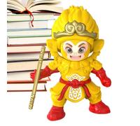 Muñeca de Mono, Juguete de muñeca de Mono, Divertido, Figura de Monje Que Cambia la Cara para niños y Adultos, Estatua Decorativa de Escritorio para Estante de exposición, Armario, Oficina o