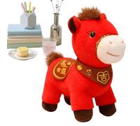 Muñeca De Peluche De Caballo - Figurina De Felpa Del Año Del Caballo 2026,Decoración De Animales De Peluche Para Sofá - Para Estudio Para Niños Guardería Coche Sofá Sillón Dormitorio Estante Mesa