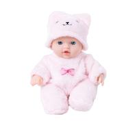 Muñeca de peluche impermeable de 8 pulgadas, cuerpo de silicona suave, juguete caucásico renacido para niñas pequeñas, regalo de empresas interactivas, muñecas de bebé regalo