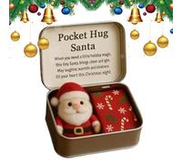 Muñeca de peluche | Recuerdo animado hecho a mano - Pequeño abrazo de Navidad de bolsillo, para vacaciones, felicidad, cuidado, colegas, apreciación, día de San Valentín, mujeres, hombres, amantes