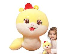Muñeca de peluche serpiente - Serpiente de peluche mascota, año de la serpiente 2025 | Decoración tradicional del festival de primavera, cojín suave y cómodo para sala de estar, dormitorio