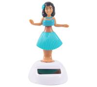 Muñeca de tablero para niña, Bobble de tablero de bailarina de Hula solar de 3, 9 pulgadas, cabezones hawaianos resistentes al calor/decoloración para regalo de fiesta en casa, oficina y coche