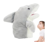 Muñeca de tiburón - Calcetines de Dibujos Animados, Guante de Historia Interactivo, pequeño muñeco de tiburón para Teatro Infantil, marioneta de Aprendizaje Divertida para niñas Juego de rol