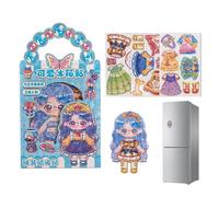 Muñeca De Vestir Magnética Juguetes,Mezclar Y Combinar Trajes Para La Imaginación Creativa | Muñeca de Vestir Juguetes Para Niños, Hogar, Aula, , Amantes de la , Coleccionistas, Niños E