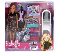 Muñeca diseñadora de moda 30 cm con accesorios Isabella
