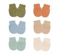 Muñeca Elástica Anti Scratch Mittens Mitts Para Niñas Niños 0-12 Meses Guantes De Algodón Guantes Transpirables Niños Niñas
