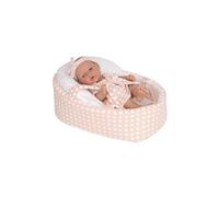 Muñeca - ELEGANCE PILLINES - 26 cm - Rosa - Capazo en bolso - Para niñas a partir de 3 años